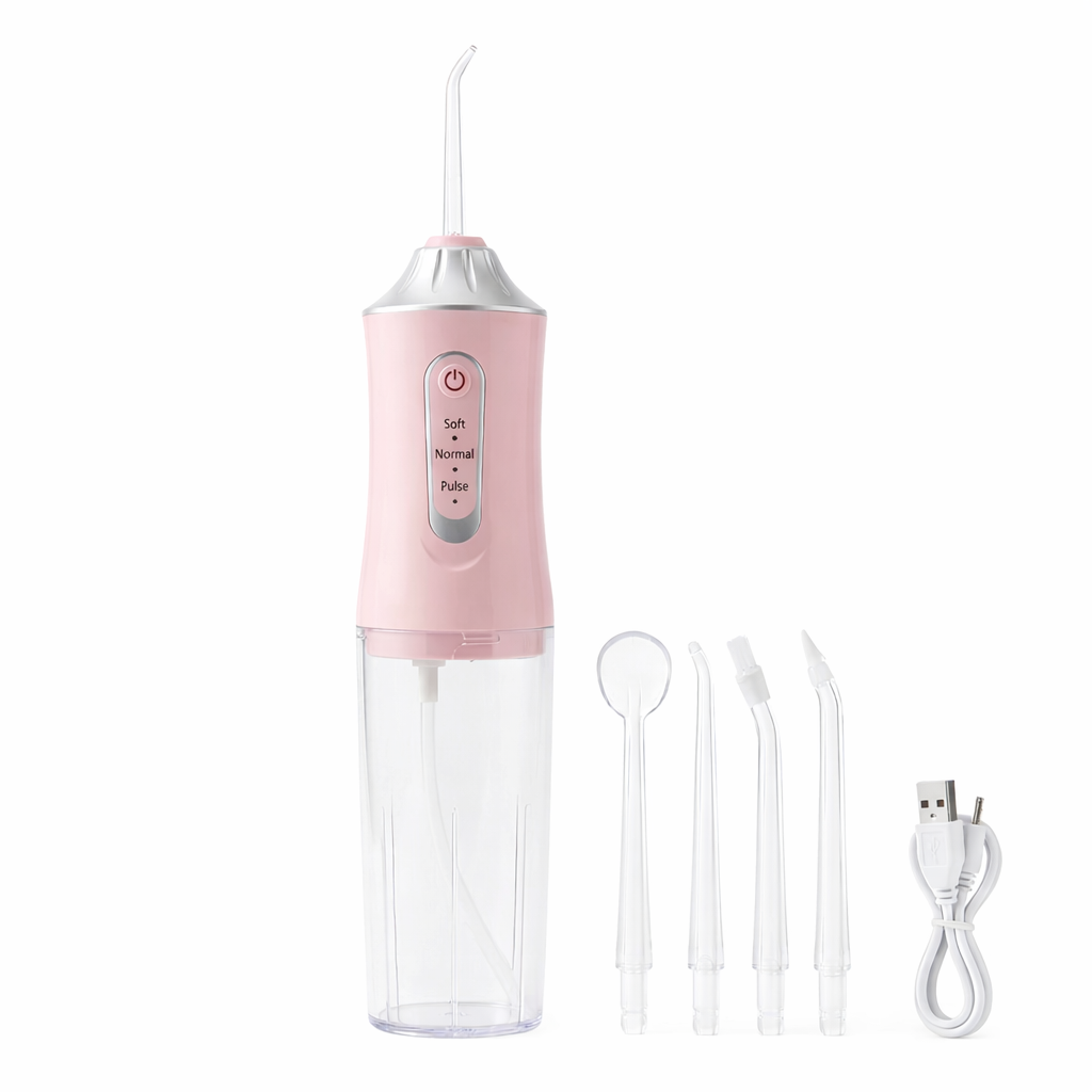 Irrigateur Buccal Portable – Nettoyage Profond & Gencives Sublimées