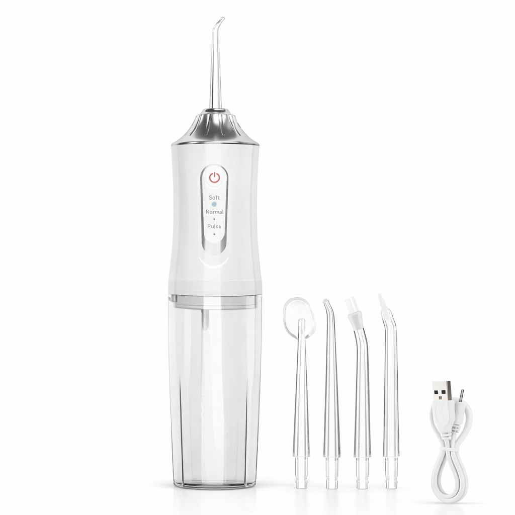 Irrigateur Buccal Portable – Nettoyage Profond & Gencives Sublimées